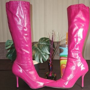 Steve Madden Fuchsia Stiletto Boots